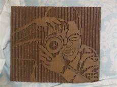 Corrugated Cardboard Engraving