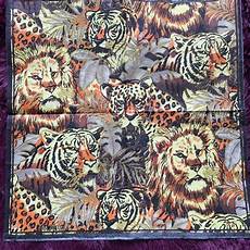 Tiger Print Napkins