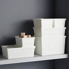 White Plastic Bins